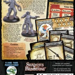 Flying Frog Productions Shadows Of Brimstone: Cowboy Hero Pack Board Games
