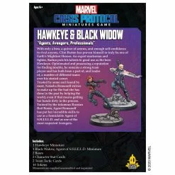 Atomic Mass Games Marvel: Crisis Protocol – Hawkeye & Black Widow, Agent Of S.H.I.E.L.D. Board Games