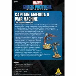 Atomic Mass Games Marvel: Crisis Protocol – Captain America & War Machine Board Games