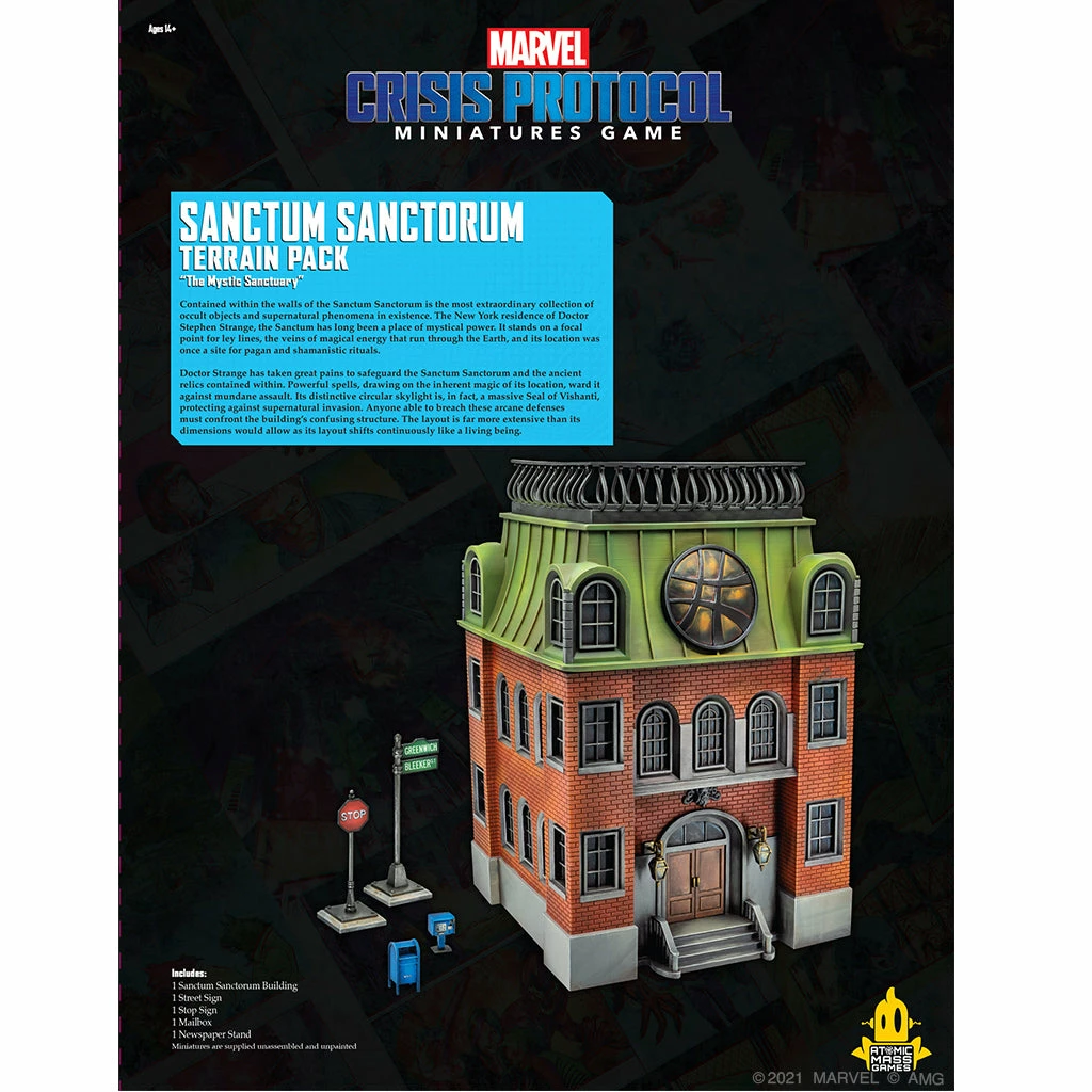 Atomic Mass Games Marvel: Crisis Protocol – Sanctum Sanctorum Terrain Board Games 4 Atomic Mass Games Marvel: Crisis Protocol – Sanctum Sanctorum Terrain Board Games