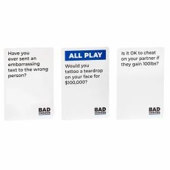 DYCE Bad Choices Card Games