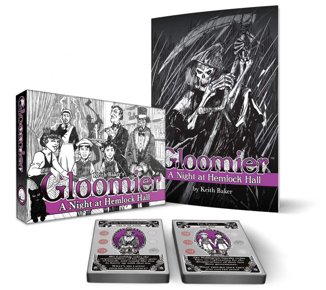 Atlas Games Gloomier: A Night At Hemlock Hall Card Games 4 Atlas Games Gloomier: A Night At Hemlock Hall Card Games
