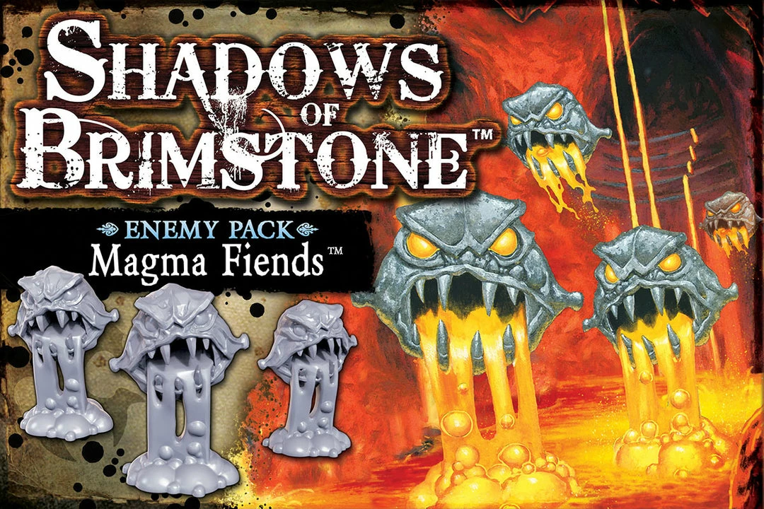Flying Frog Productions Shadows Of Brimstone: Magma Fiends Enemy Pack 3 Flying Frog Productions Shadows Of Brimstone: Magma Fiends Enemy Pack
