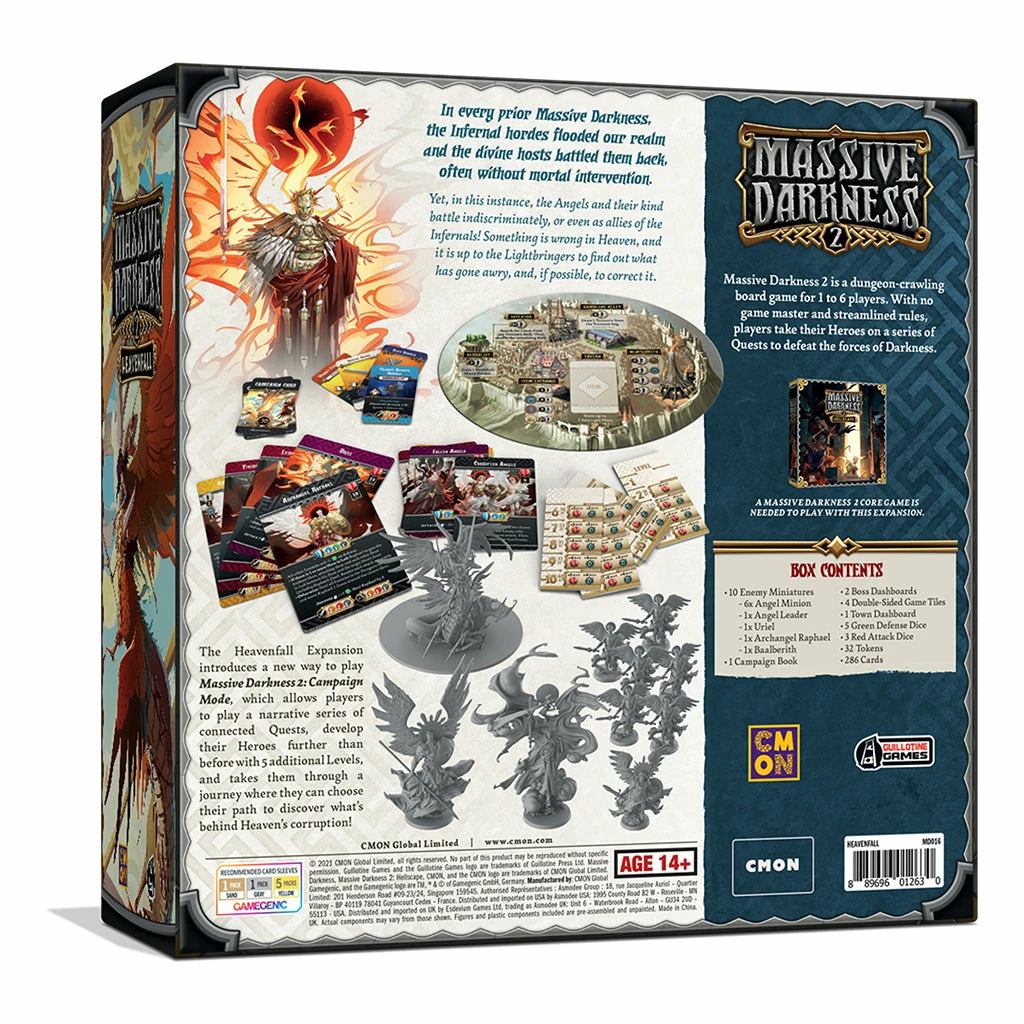 CMON Massive Darkness 2: Heavenfall Card Games 4 CMON Massive Darkness 2: Heavenfall Card Games