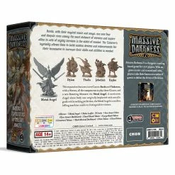 CMON Massive Darkness 2: Heroes & Monster Set – Bards & Tinkerers Vs Metal Angel Board Games