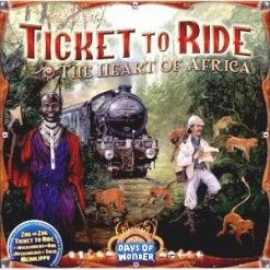 Days Of Wonder Board Games Ticket To Ride: Map Collection V3 - The Heart Of Africa