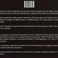 Eagle Gryphon Games Baltimore & Ohio Expansion Set 5 Eagle Gryphon Games Baltimore & Ohio Expansion Set