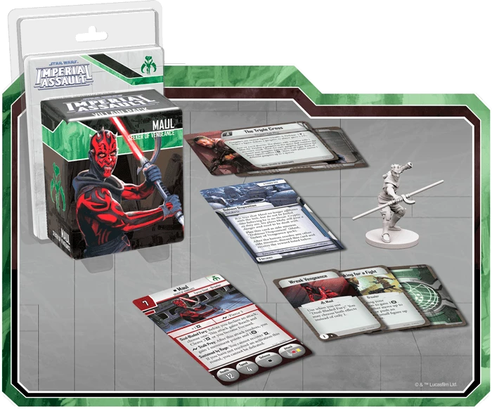 Fantasy Flight Games Star Wars: Imperial Assault – Maul Villain Pack 4 Fantasy Flight Games Star Wars: Imperial Assault – Maul Villain Pack