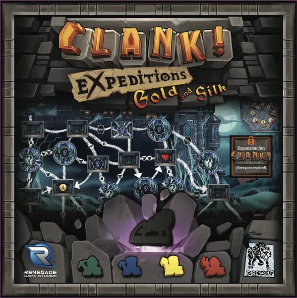 Renegade Game Studios Clank! Expeditions: Gold And Silk Expansion 3 Renegade Game Studios Clank! Expeditions: Gold And Silk Expansion