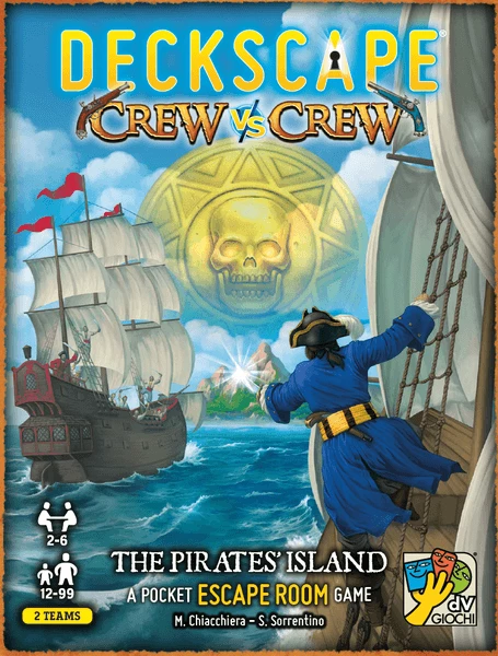 DV Giochi Deckscape Crew Vs Crew: The Pirates' Island Card Games 3 DV Giochi Deckscape Crew Vs Crew: The Pirates' Island Card Games