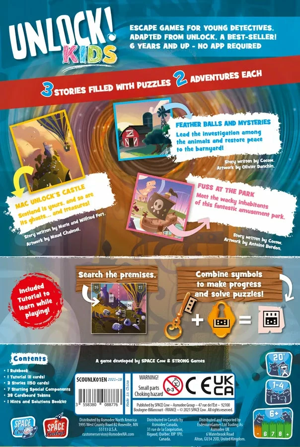 Space Cowboys Unlock! Kids: Detective Stories Card Games 4 Space Cowboys Unlock! Kids: Detective Stories Card Games