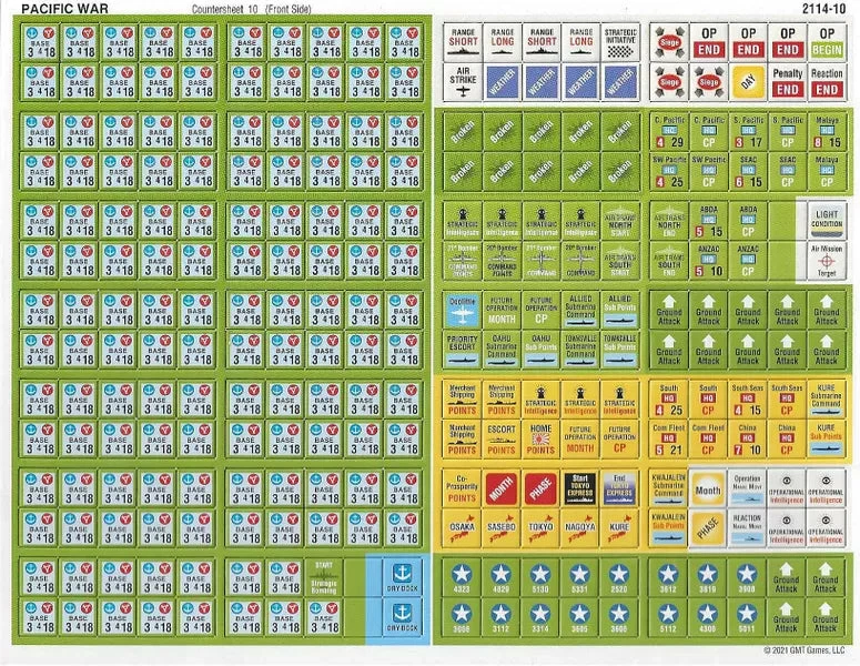GMT Games Pacific War: The Struggle Against Japan, 1941-1945 (Second Edition) Board Games 6 GMT Games Pacific War: The Struggle Against Japan, 1941-1945 (Second Edition) Board Games