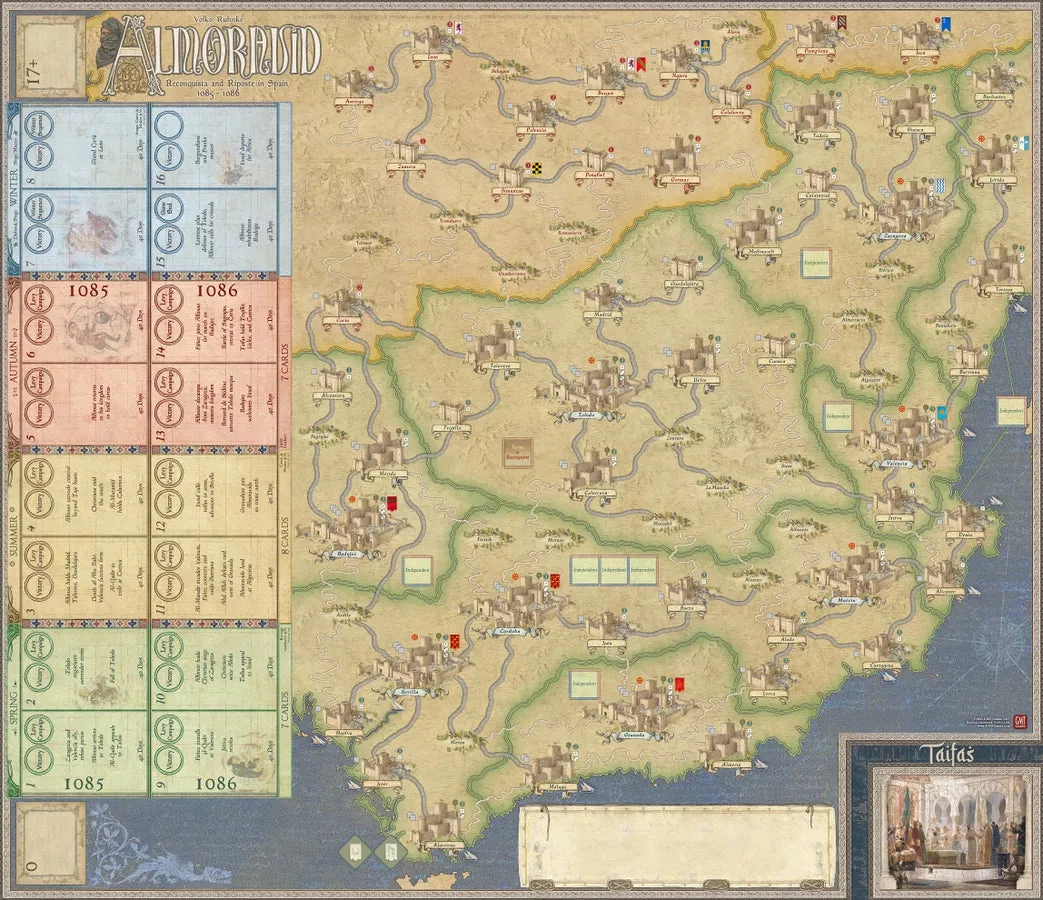 GMT Games Almoravid: Reconquista And Riposte In Spain, 1085-1086 Board Games 4 GMT Games Almoravid: Reconquista And Riposte In Spain, 1085-1086 Board Games