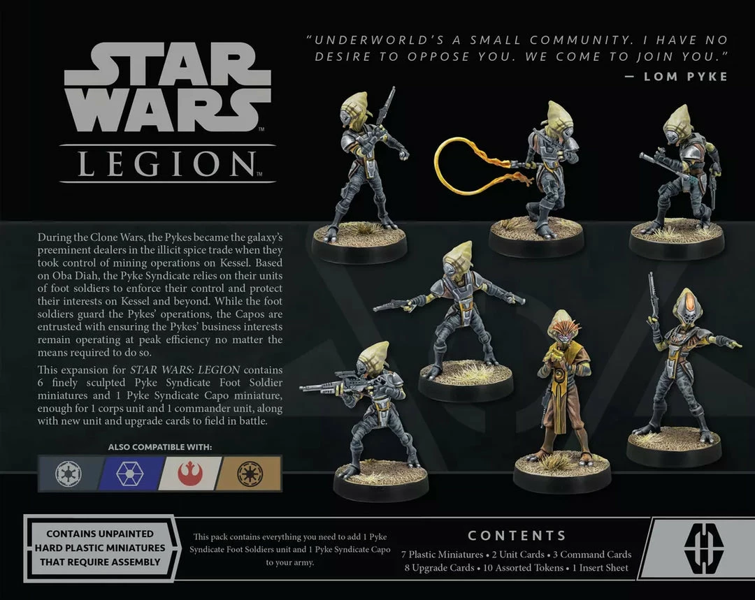 Atomic Mass Games Board Games Star Wars: Legion – Pyke Syndicate Foot Soldiers Unit Expansion 4 Atomic Mass Games Board Games Star Wars: Legion – Pyke Syndicate Foot Soldiers Unit Expansion