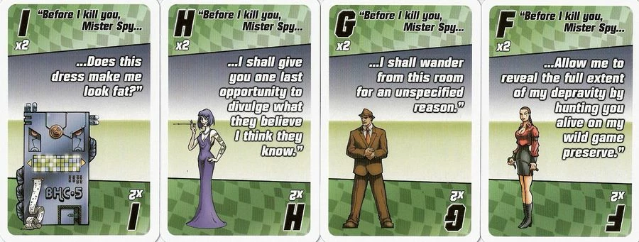 Cheapass Games Before I Kill You, Mister Spy Card Games 6 Cheapass Games Before I Kill You, Mister Spy Card Games