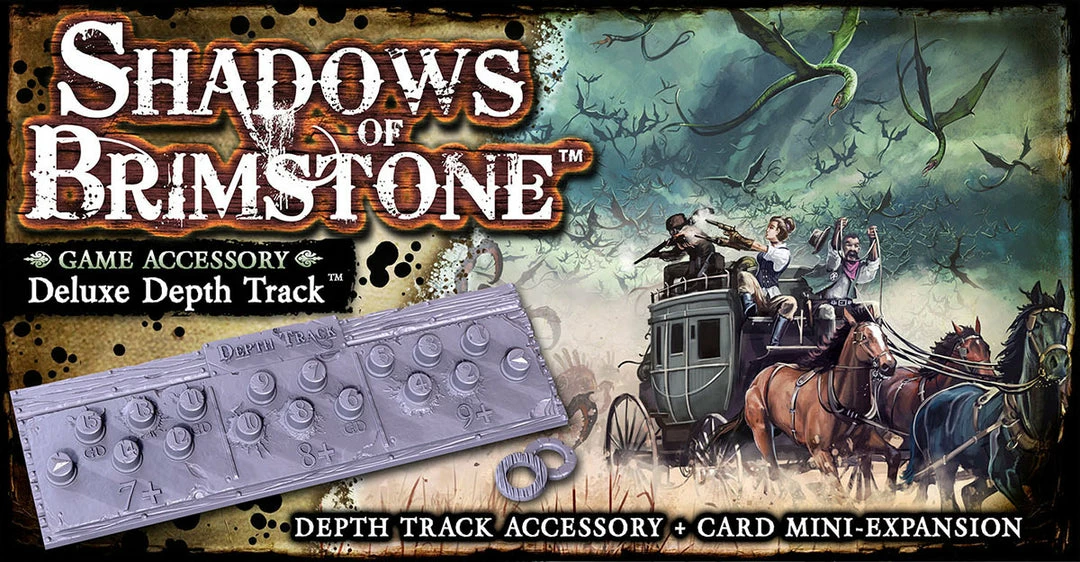 Flying Frog Productions Shadows Of Brimstone: Depth Track Accessory + Card Mini-Expansion 3 Flying Frog Productions Shadows Of Brimstone: Depth Track Accessory + Card Mini-Expansion