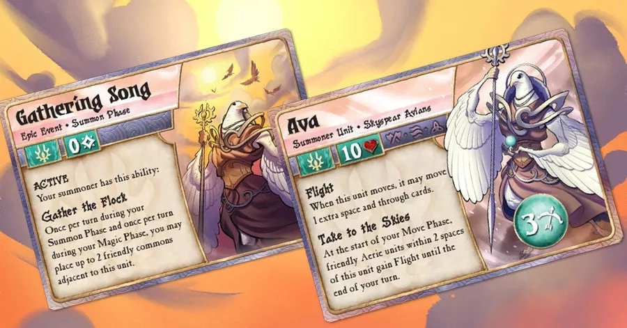 Plaid Hat Games Summoner Wars (Second Edition): The Skyspear Avians Card Games 4 Plaid Hat Games Summoner Wars (Second Edition): The Skyspear Avians Card Games