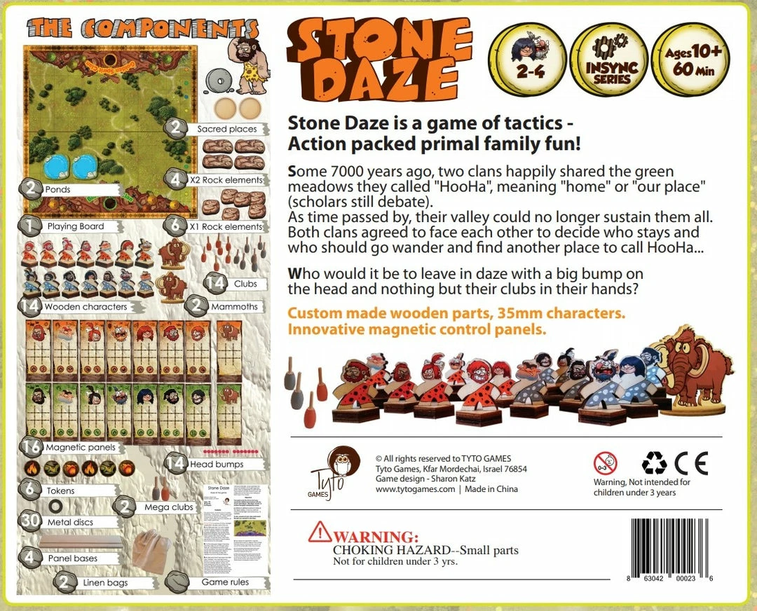 Tyto Games Board Games Stone Daze 4 Tyto Games Board Games Stone Daze