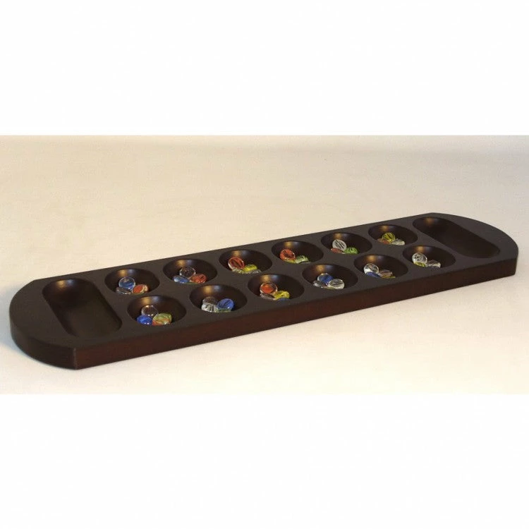 WorldWise Imports Mancala: 22 In Walnut Stained 3 WorldWise Imports Mancala: 22 In Walnut Stained